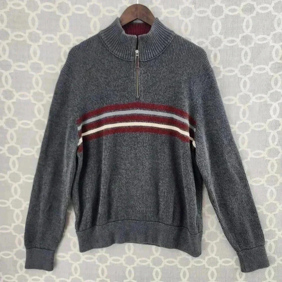 Eddie Bauer Other - Eddie Bauer Cotton Mock neck Knit Sweater Men's XL